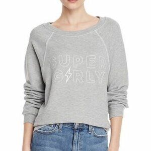 NEW Wildfox Super Girly Gray Somers Sweater - Women's Medium